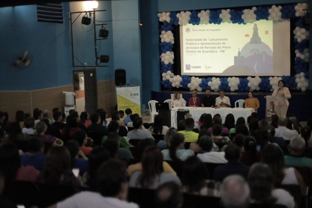 Prefeitura realiza o lançamento da revisão do Plano Diretor de Guarabira